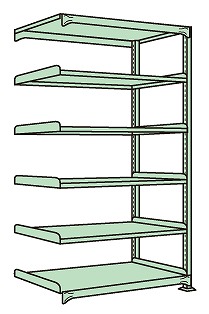 【貨物輸送都度積もり書き 】ラークラック（１５０ｋｇ／段・かかわり合い・高さ２４００粍・６段） RL-3326R 186701 ※法人向け 人間宅送りとどける不可