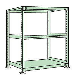 【貨物輸送都度積もり書き 】ラークラック（１５０ｋｇ／段・単体・高さ１２００粍・３段） RL-8723 186945 ※法人向け 人間宅送りとどける不可