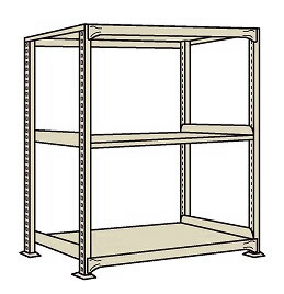 【送料都度見積 】ラークラック（１５０ｋｇ／段・単体・高さ１５００ｍｍ・３段） RLW-9543 187828 ※法人向け 個人宅配送不可
