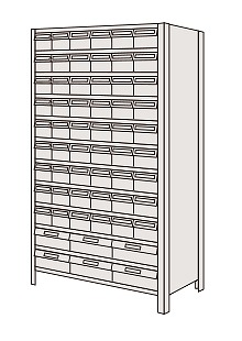 【貨物輸送都度積もり書き 】サカエ 商いもの棚ＬＥＫ型脂ボックス席 LWEK1112-60T 206138 ※法人向け 人間宅送りとどける不可