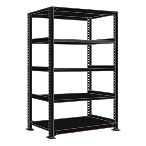 【送料都度見積 】ラークラック（１５０ｋｇ／段・単体・高さ２１００ｍｍ・５段） RLK-2745 197988 ※法人向け 個人宅配送不可
