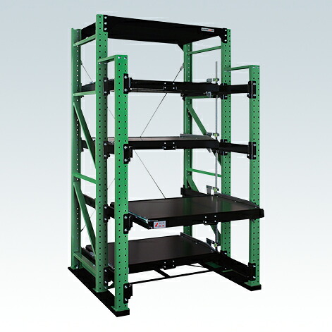 【送料都度見積 】スライドラック　フルストロークタイプ（１０００kg・単体） FSR10-2404TG 188088 ※法人向け 個人宅配送不可