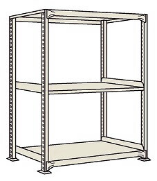 【貨物輸送都度積もり書き 】 サカエ 中軽さ棚ＭＬ型（２５０ｋｇ／段・単体・Ｈ９００） MLW-7763 186511 ※法人向け 人間宅送りとどける不可