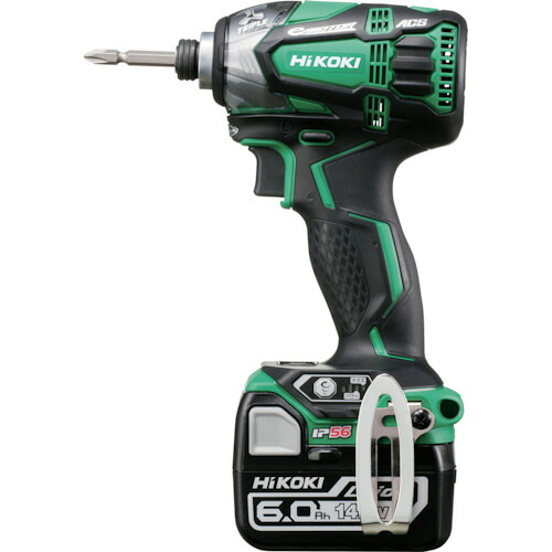 HiKOKI 14.4Vコードレスインパクトドライバ 6.0Ah グリーン WH14DDL2-2LYPK-L|TONTON店