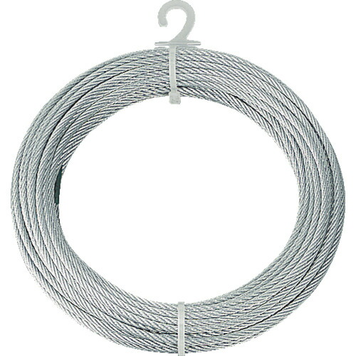 ＴＲＵＳＣＯ　メッキ付ワイヤーロープ　Φ９ｍｍＸ３０ｍ CWM-9S30