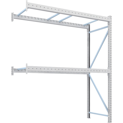 【送料都度見積】ＴＲＵＳＣＯ パレットラック２トン用２５００Ｘ１０００ＸＨ３０００ ２段 連結 2D-30B25-10-2B ※メーカー直送品