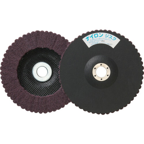 ＴＲＵＳＣＯ ナイロンレコード盤 Φ１８０Ｘ１５Ｘ２２ （５個入） ２４０＃ GPN180(240)