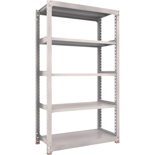 ＴＲＵＳＣＯ　スチールラック　Ｍ３型中量棚　１２００Ｘ５７１ＸＨ２１００　５段　単体　ネオグレー M3-7465(NG)｜TONTON店