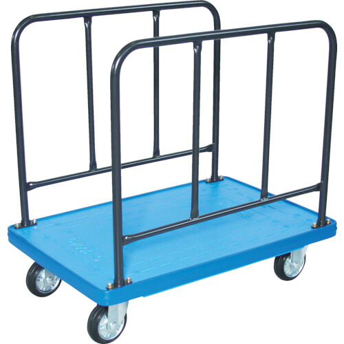 ＴＲＵＳＣＯ　ＭＫＰ樹脂製台車　サイドハンドル　９０６&times;６１６　ブルー MKP-310-B｜TONTON店