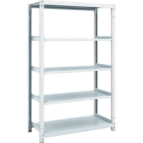 TRUSCO スチールラック M1型抗菌塗装ボルトレス軽量棚900X420XH1500 5段 M1-5345|TONTON店