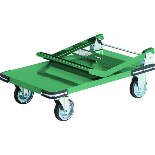 ＴＲＵＳＣＯ 鋼鉄製運搬車 折りたたみ式 ９００Ｘ６００ Φ１５０プレス車 PHO-2 ※メーカー直送品