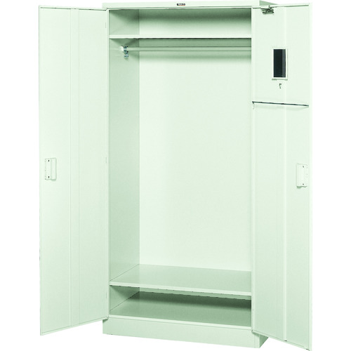 TRUSCO 両開多人数用ロッカー 880X515XH1790 鍵無 NL603W|TONTON店