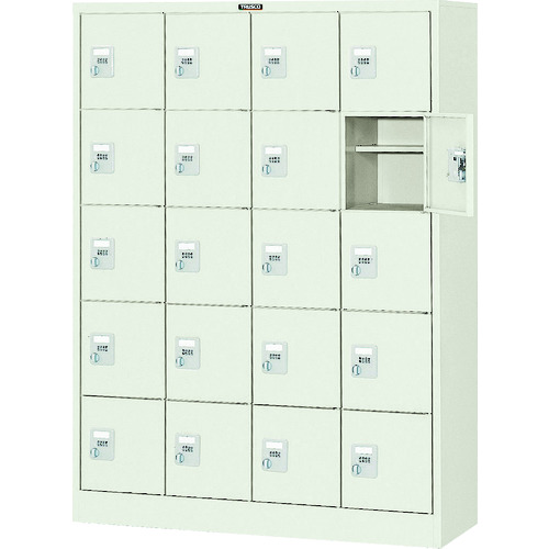 ＴＲＵＳＣＯ シューズケース ２０人用 １０５０Ｘ３８０ＸＨ１４３７ 手ぶらキー SC-20WK ※メーカー直送品