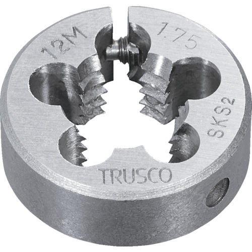 ＴＲＵＳＣＯ 丸ダイス型 並目 ７５径 Ｍ４２Ｘ４．５（ＳＫＳ） T75D-42X4.5