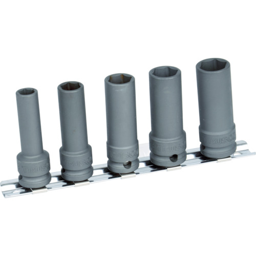 ＴＲＵＳＣＯ　インパクト用ロングソケット５個組セット　差込角９．５ｍｍ T3-5LSET