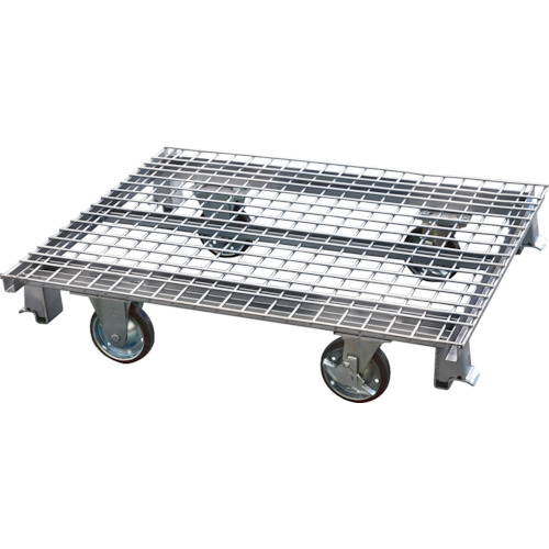 TRUSCO ネットパレットベース 1200X1000X250 キャスター付 TNP-B7CA ※メーカー直送品