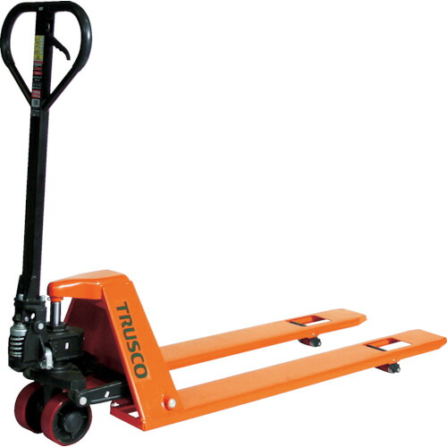 【納期都度見積】 ＴＲＵＳＣＯ ハンドパレットトラック ７５０ｋｇ Ｌ１１５０ＸＷ５４０ 超低床式 THPSL-07-511 ※メーカー直送品