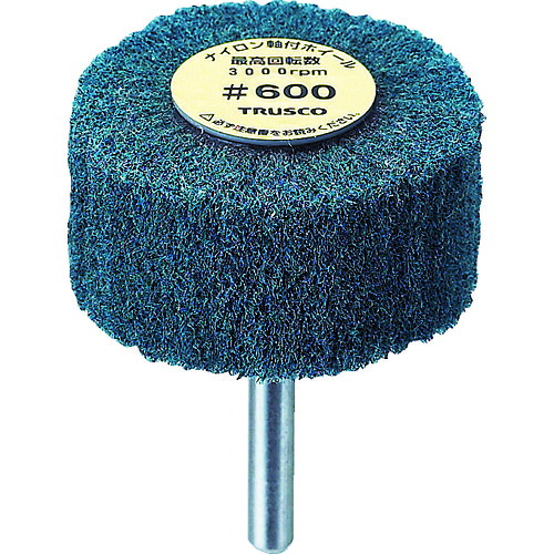 ＴＲＵＳＣＯ ナイロン軸付車輪 外径１００×奥ふかさ２５×軸６ ６００♯（５個入） UFN-1025-600