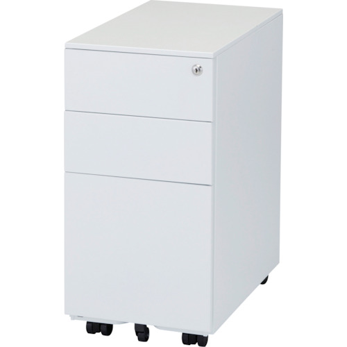 【送料都度見積】ＴＲＵＳＣＯ スリムワゴン ３００Ｘ５００Ｘ６００ ホワイト TSW356-W ※メーカー直送品