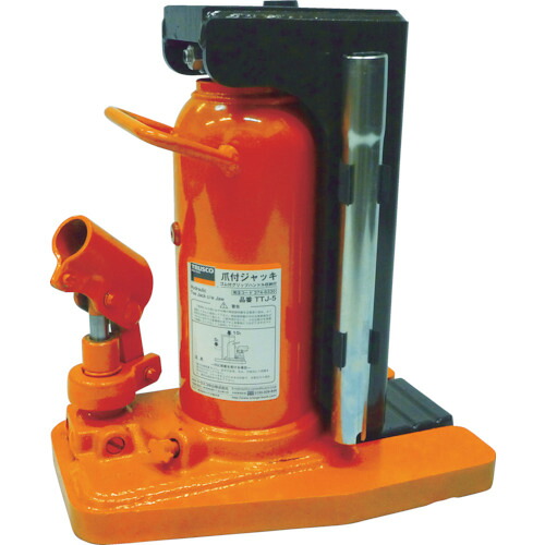 TRUSCO 爪付きジャッキ ハンドル収納タイプ 5t TTJ-5|TONTON店