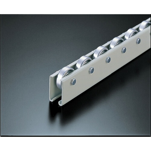 ＴＲＵＳＣＯ ホイールコンベヤ 軽銀製Φ３８Ｘ１２ Ｐ５０ＸＬ３０００ V-38AL-50-3000
