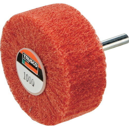 ＴＲＵＳＣＯ ナイロン軸付車輪 外径１００×奥ふかさ２５×軸６ １０００＃（５個入） UFN-1025-1000