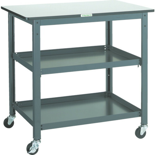 TRUSCO WHT型作業台補助テーブルワゴン 900X600XH900 WHT-6090H|TONTON店