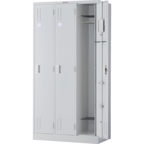 ＴＲＵＳＣＯ 標準尺度ロッカー ３人用 ９００Ｘ５１５ＸＨ１７９０ Ｗ色 WL37