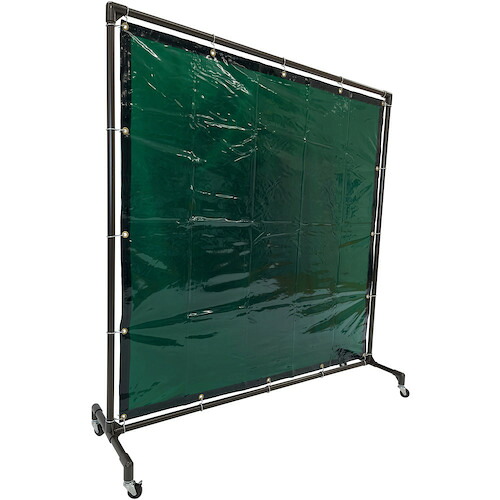 ＴＲＵＳＣＯ　溶接遮光フェンス　１５１５型単体　キャスター　緑 YF1515-GN 19,292円