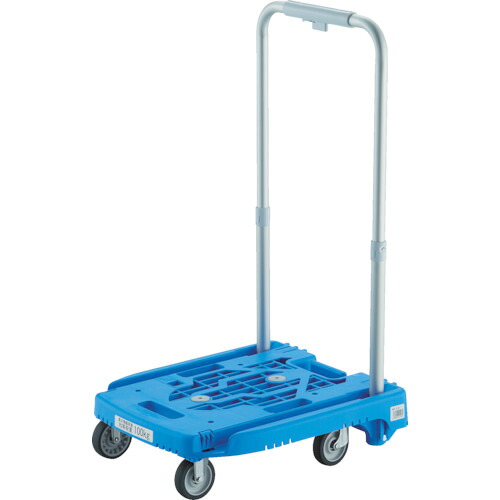 ＴＲＵＳＣＯ 脂手押し車 カルティオミニ ｗｅｅｇｏ 省音Ｇ拷問台 青み ストッパー付 WP-2G-B-JS