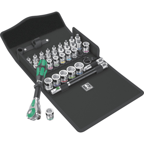 Ｗｅｒａ　８１００ＳＢ　サイクロップスピードラチェットセット（オールイン）　３／８ 003536