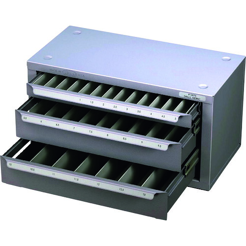 ヒューイット せん孔機専用収納家具【１．０～１３．０粍／０．５とび】 13075
