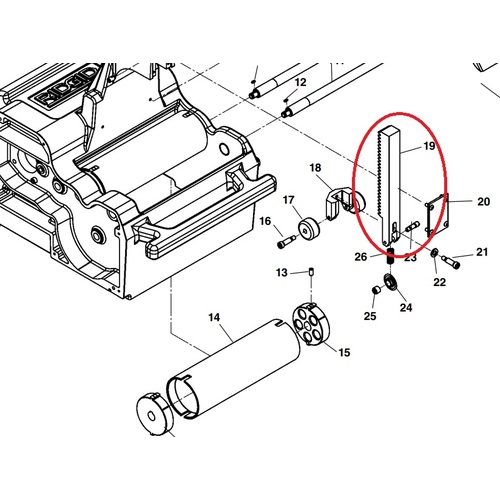ＲＩＤＧＩＤ 【売切商いもの】弾丸道路管端取り計らう機用部分品 アーバー １２２ＸＬ用 13163