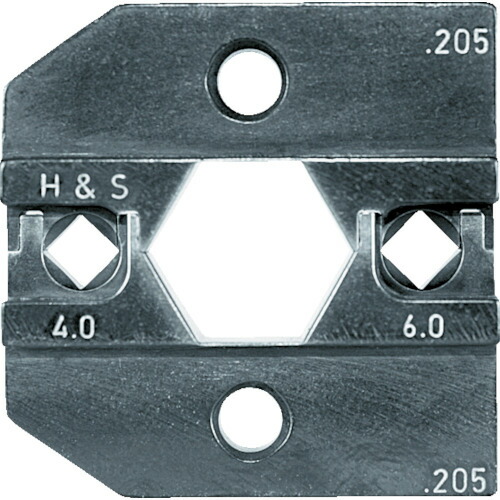 ＲＥＮＮＳＴＥＩＧ　【売切廃番】圧着ダイス　６２４－２０５　Ｈｕｂｅｒ　４．０－６．０ 624-205-3-0
