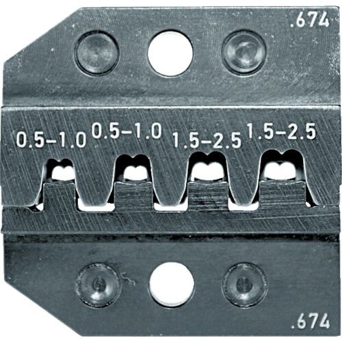 ＲＥＮＮＳＴＥＩＧ　【売切廃番】圧着ダイス　６２４－６７４　ソケットコンタクト　０．５－２． 624-674-3-0