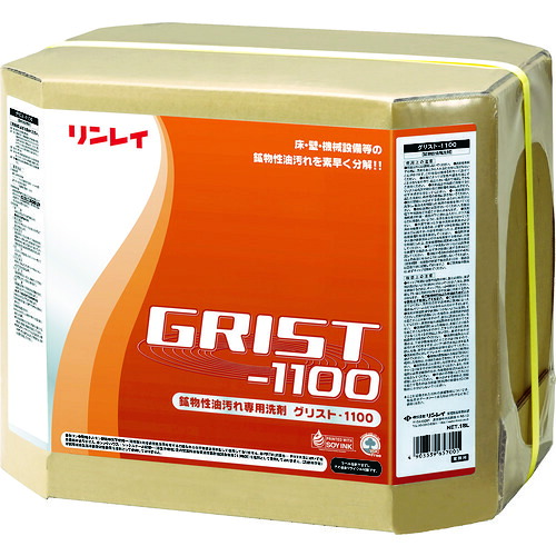 リンレイ　鉱物系油用洗剤　グリスト１１００　工場用　１８Ｌ　ＲＥＣＯＢＯ 706634