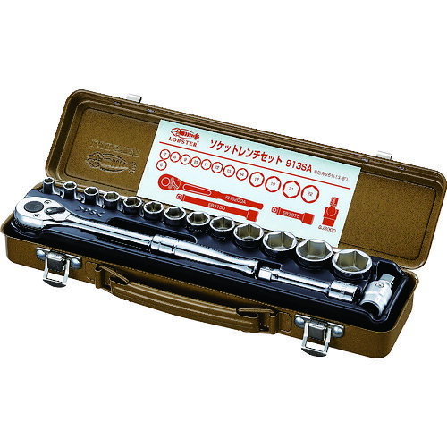 エビ ソケット鍵仕掛ける 差込角９．５粍 ６角 913SA