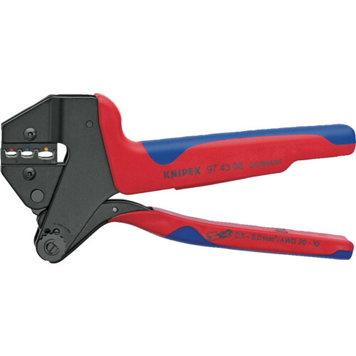 ＫＮＩＰＥＸ 【売切廃番】クリンピングシステムプライヤー 不成立端子用 9743-06