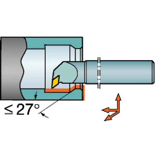 ＳＡＮＤＶＩＫ　Ｔ－Ｍａｘ　Ｐ　ネガチップ用ボーリングバイト（２１０） A40T-PDUNR 15 32,518円