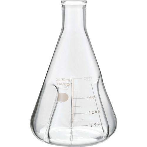 HARIO バッフル付き三角フラスコ2000ml BSF-2L-SCI