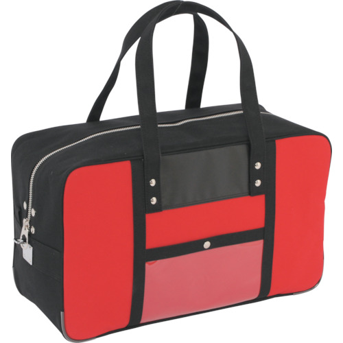ＳＡＮＥＩ　帆布メール用ボストン（Ｌ）馬蹄錠金具付　赤 BTL-U-02