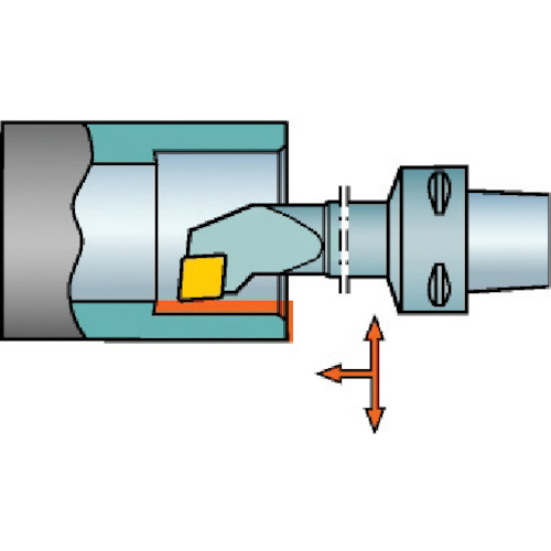 ＳＡＮＤＶＩＫ コロマントキャプト コロターン１０７用切り立てる尖端（４１０） C4-SCLCR-11070-09