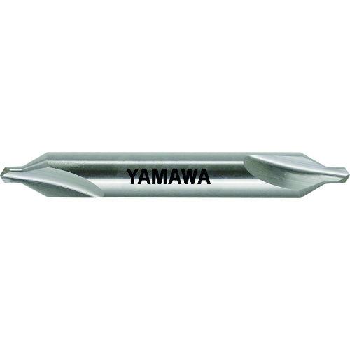 ヤマワ 弱ねじれ溝Ａ形６０° 超硬センタ穴ドリル Ｃ－ＣＤ－Ｓ ３Ｘ６０°Ｘ８ C-CD-S-3X60X8