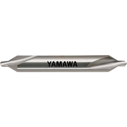 ヤマワ　弱ねじれ溝Ａ形６０°　センタ穴ドリル　左刃　ＣＤ－Ｓ　ＬＨ　６Ｘ６０°Ｘ１８ CD-S-LH-6X60X18