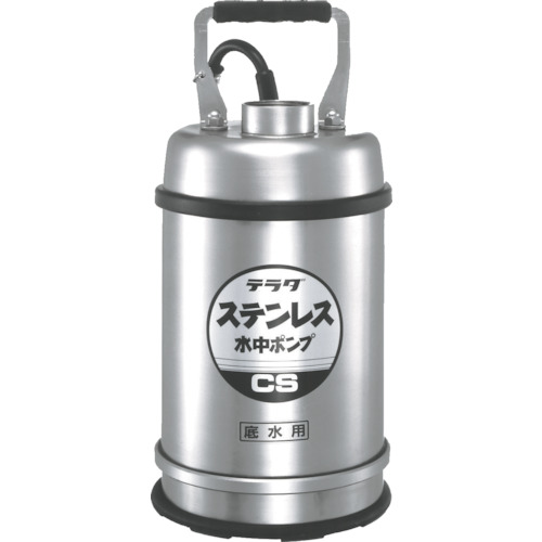 ＴＥＲＡＤＡ　ステンレス水中ポンプ　（ＳＵＳ３０４）底水用　　０．４ｋｗ　全揚程最高１１ｍ CS-400TL