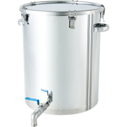 ＭＯＮＯＶＡＴＥ　ステンレスタンク　ストレート密閉タンク（ボールバルブ付）　１００Ｌ CTHV-47H