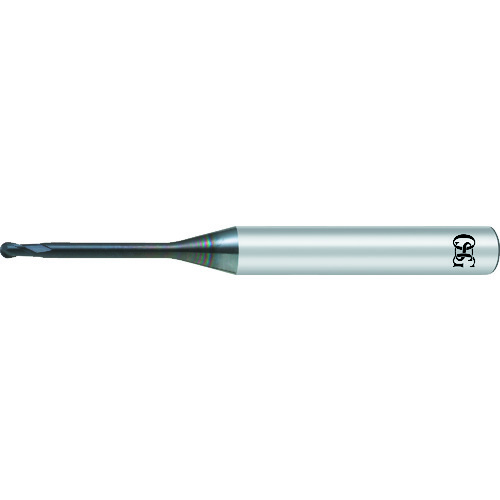 ＯＳＧ ＤＩＡコート 超硬ボールエンドミル ２刃 ボール半径０．５ｍｍ 首下長１０ｍｍ ８５０５２１２ DIA-LN-EBD-R0.5X10