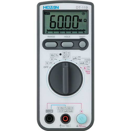 ＨＯＺＡＮ デジタルマルチメータ DT-119