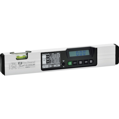 エビスダイヤモンド 羅針盤付デジタル気泡管水準器 ３５０粍 ED-35DGLMN