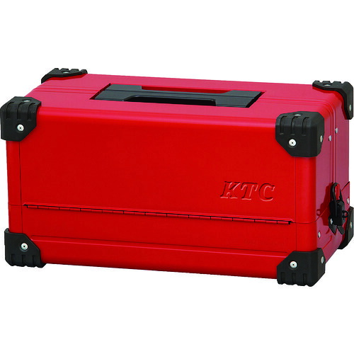 ＫＴＣ スチール写真製手道具箱 両開き金属元素入れもの（赤いこと） 間口４４０×奥ふかさ２３３×高さ２３０粍 EK-10AR3
